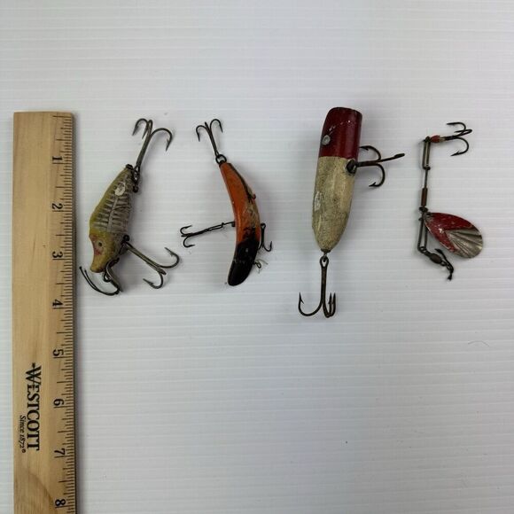 Vintage Fishing Lure Lot Of 4 - Picture 6 of 11